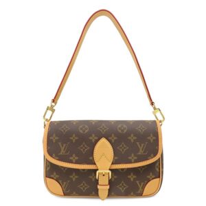 ルイヴィトン LOUIS VUITTON 2WAYバッグ ディアヌ モノグラムキャンバス フューシャ ゴールド金具 茶 ピンク ハンドバッグ ショルダー M46049 RFID 【保存袋】 【中古】新品同様品