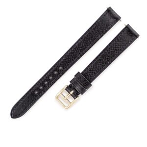 エルメス HERMES 腕時計パーツ 純正 レザーバンド レザー GP ブラック 未使用 替え スペア 交換 ベルト 12mm 本革 ブラック 黒 尾錠 バネ棒 【中古】未使用保管品