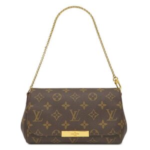 【★3％OFFクーポン】ルイヴィトン LOUIS VUITTON 2WAYバッグ フェイボリット PM モノグラムキャンバス モノグラム ゴールド金具 茶 ショルダーバッグ ハンドバッグ M40717 FL2103 【中古】中古美品