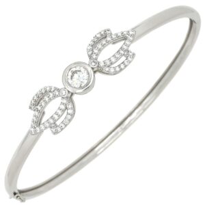 モニッケンダム MONNICKENDAM ブレスレット ダイヤ ブレス プラチナシルバー #19 【中古】