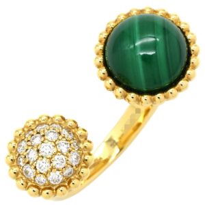 ヴァンクリーフアーペル Van Cleef & Arpels リング 指輪 ペルレ クルール アントレ レ ドア イエローゴールド #52(JP12) ダイヤモンド 11.5号 VCARO9SU52 【箱】 【中古】