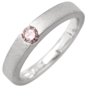 タサキ TASAKI リング 指輪 ダイヤリング ピンク×プラチナシルバー TASAKI プラチナ900 ラウンドブリリアントカット マットシルバー 12号 【中古】中古美品