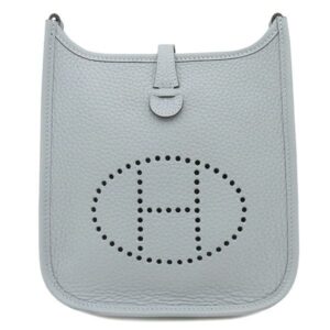 エルメス HERMES ショルダーバッグ エヴリンTPM ショート トリヨンクレマンス グリパンタン シルバー金具 グレー K刻印(2025年製) 【箱】 【中古】