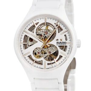 ラドー RADO トゥルー オープンハート オートマティック R27106922 未使用 スケルトン メンズ 腕時計自動巻き ホワイト 【中古】