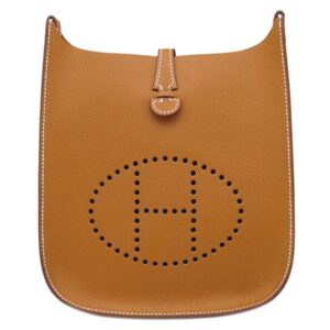 エルメス HERMES ショルダーバッグ エヴリンTPM セリエ ヴォーエプソン ゴールド シルバー金具 茶 新品 未使用 2025年製 K 【箱】 【中古】