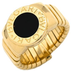 ブルガリ BVLGARI リング 指輪 ブルガリブルガリ トゥボガス ブラック×イエローゴールド 18K 18金 オニキス 11号 【中古】中古品