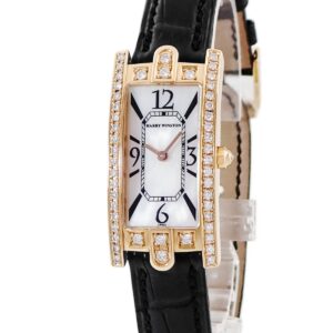 ハリーウィンストン Harry Winston レディ アヴェニューC 330LQR AVCQHM19RR002 K18PG無垢 ダイヤ シェル レディース 腕時計クオーツ ホワイト 【中古】中古美品