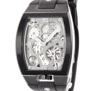 コルム CORUM ラボ 01 リミテッドエディション 07.0010 スケルトン ブラック グレー ホワイト 限定 メンズ 腕時計自動巻き グレー 【中古】中古美品