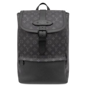 ルイヴィトン LOUIS VUITTON リュック・デイパック ソミュール バックパック モノグラムエクリプス モノグラムエクリプス ブラック金具 黒 M45913 RFID 【中古】中古美品