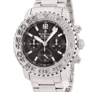 ブランパン BLANCPAIN トリロジー エアーコマンド 2285F-1130-71 ブラック 黒 クロノグラフ 逆回転防止ベゼル メンズ 腕時計自動巻き ブラック 【中古】中古美品