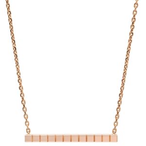 ショパール CHOPARD ネックレス アイスキューブ ローズゴールド ピンクゴールド 750 PG RG 18K バー 【中古】中古美品
