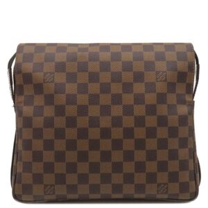 ルイヴィトン LOUIS VUITTON ショルダーバッグ ナヴィグリオ ダミエキャンバス ダミエエベヌ ゴールド金具 茶 斜め掛け 肩掛け N45255 SR0064 【中古】