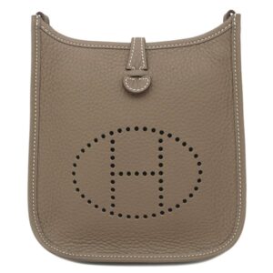 エルメス HERMES ショルダーバッグ エヴリン TPM 16 ロング アマゾン トリヨンクレマンス エトゥープ シルバー金具 グレージュ 2025年製 K 【箱】 【中古】新品同様品