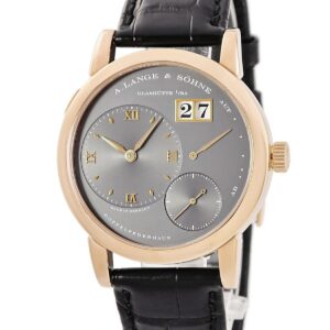 ランゲ&ゾーネ LANGE&SOHNE ランゲ1 101.033 K18PG無垢 ビッグデイト グレー パワーリザーブインジケーター メンズ 腕時計手巻き グレー 【中古】
