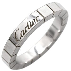 カルティエ Cartier リング 指輪 ラニエール リング ホワイトゴールド #48(JP8) 750 WG 18金 18K 8号 【中古】中古品