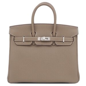 エルメス HERMES ハンドバッグ バーキン 25 トゴ エトゥープ シルバー金具 新品 未使用 グレージュ 2026年製 G 【箱】 【中古】