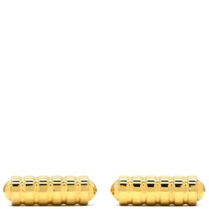 ティファニー Tiffany & Co カフス グルーブ イエローゴールド T&Co. Au750 18K カフリンクス カフスボタン ダンベル型 パロマピカソ 【中古】中古美品