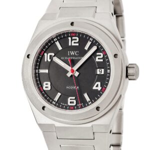 IWC IWC インヂュニア AMG IW322702 OH済 AMG コラボ ブラック 黒 耐磁 チタン デイト メンズ 腕時計自動巻き ブラック 【中古】