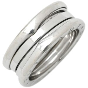 ブルガリ BVLGARI リング 指輪 ビーゼロワン B-zero1 3バンドリング ホワイトゴールド #53(JP13) Au750 18K 18金 13号 【中古】