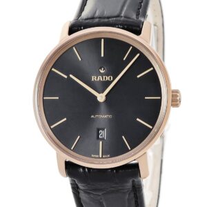 ラドー RADO ダイヤマスター セラモス オートマティック R14068166 未使用 PVD シースルーバック 黒 メンズ 腕時計自動巻き ブラック 【中古】未使用保管品