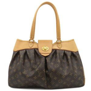 ルイヴィトン LOUIS VUITTON トートバッグ ボエシMM モノグラムキャンバス モノグラム ゴールド金具 茶 M45714 MI0029 【中古】