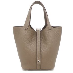 エルメス HERMES ハンドバッグ ピコタンロック PM トリヨンクレマンス エトゥープ シルバー金具 新品 未使用 2025年製 グレージュ K 【箱】 【中古】