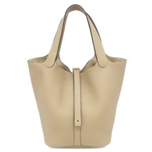 エルメス HERMES ハンドバッグ ピコタンロック MM トリヨンクレマンス トレンチ ゴールド金具 新品 未使用 2025年製 K 【中古】