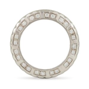 シャネル CHANEL J12 38ｍｍ アフターダイヤベゼル SS製 ラージ 回転 シルバー メンズ 腕時計 【中古】中古美品