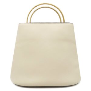 マルニ MARNI 2WAYバッグ パニエ バケットバッグ レザー ホワイト ゴールド金具 アイボリー ハンドバッグ ショルダー ポーチ付き 【保存袋】 【中古】中古美品