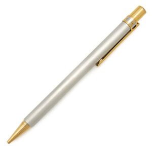 カルティエ Cartier ボールペン サントス ドゥ カルティエ GP メタル シルバーXゴールド 黒インク 筆記確認済 筆記具 ST150023 【ケース】 【中古】