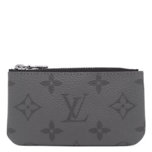 【★3％OFFクーポン】ルイヴィトン LOUIS VUITTON コインケース カード＆キーケース ポシェット クレ モノグラムエクリプス モノグラムエクリプスリバースキャンバス モノグラムエクリプス シルバー金具 M80905 CT5205 【箱】 【中古】未使用保管品