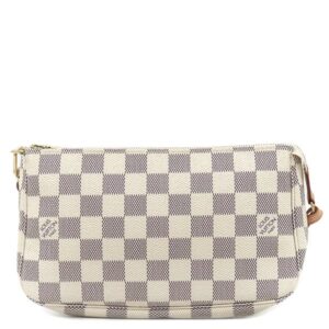 【★3%OFFクーポン】ルイヴィトン LOUIS VUITTON アクセサリーポーチ ポシェット アクセソワール ダミエアズールキャンバス ダミエアズール ゴールド金具 ハンドバッグ N51986 CA2028 【保存袋】 【中古】中古美品