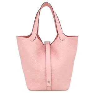 エルメス HERMES ハンドバッグ ピコタンロック 18 PM トリヨンクレマンス ローズサクラ シルバー金具 新品 未使用 ピンク 2026年製 G 【箱】 【中古】未使用保管品