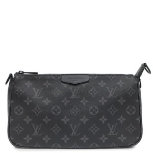【★3％OFFクーポン】ルイヴィトン LOUIS VUITTON ショルダーバッグ ポシェット アクセソワール XL モノグラムエクリプス モノグラムエクリプス ブラック金具 ネームタグ欠品 M11741 RFID 【中古】新品同様品