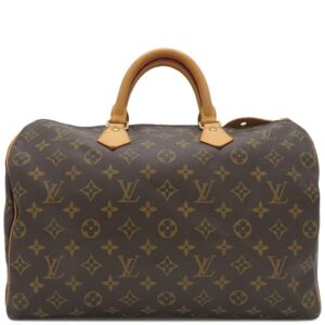 ルイヴィトン LOUIS VUITTON ボストンバッグ スピーディ 35 モノグラムキャンバス モノグラム ゴールド金具 茶 ボストン 鍵・パドロック欠品 M41524 TH0044 【中古】