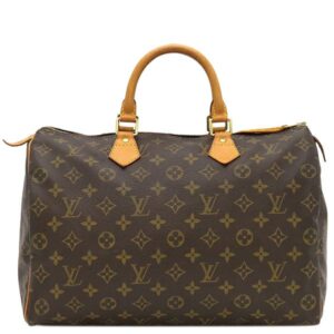ルイヴィトン LOUIS VUITTON ハンドバッグ スピーディ 35 モノグラムキャンバス モノグラム ゴールド金具 茶 鍵・パドロック欠品 M41524 SP0030 【中古】