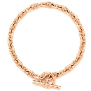 エルメス HERMES ブレスレット シェーヌダンクル TPM ローズゴールド ピンクゴールド 28コマ 18 750 PG 【箱】 【中古】