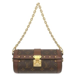 ルイヴィトン LOUIS VUITTON 2WAYバッグ パピヨン トランク モノグラムキャンバス モノグラム ゴールド金具 茶 ハンドバッグ ショルダーバッグ M57835 RFID 【箱】 【中古】