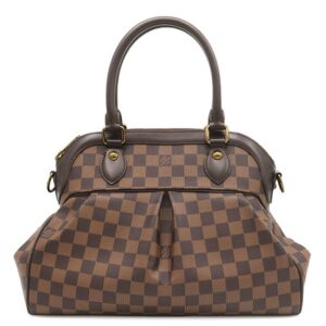 【★3％OFFクーポン】ルイヴィトン LOUIS VUITTON 2WAYバッグ トレヴィ PM ダミエキャンバス ダミエエベヌ ゴールド金具 N51997 FL2142 【中古】新品同様品