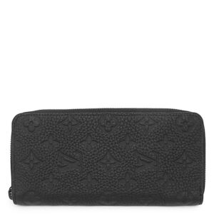 ルイヴィトン LOUIS VUITTON 長財布 ジッピーウォレット ヴェルティカル レザー トリヨンレザー ノワール ブラック金具 黒 ラウンドファスナー M69047 RFID 【中古】新品同様品