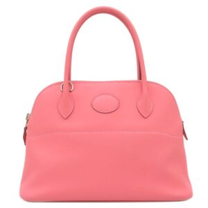 エルメス HERMES 2WAYバッグ ボリード 27 ヴォースイフト ローズアザレ シルバー金具 ハンドバッグ ショルダー C 【保存袋】 【中古】中古美品