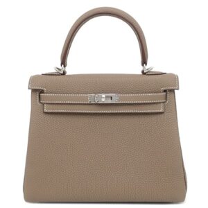 エルメス HERMES 2WAYバッグ ケリー25 内縫い トゴ エトゥープ シルバー金具 新品 未使用 グレージュ ハンドバッグ ショルダー 2026年製 G 【箱】 【中古】未使用保管品