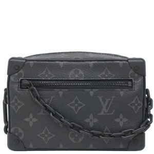 【SALE】 ルイヴィトン LOUIS VUITTON ショルダーバッグ ミニ ソフトトランク モノグラムキャンバス モノグラムエクリプスキャンバス モノグラムエクリプス マットブラック金具 黒 M44735 MB4119 【中古】