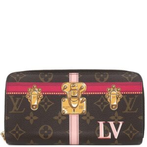 ルイヴィトン LOUIS VUITTON 長財布 ジッピーウォレット サマートランク モノグラムキャンバス ブラウン ゴールド金具 茶 ラウンドファスナー M62616 CA1198 【箱】 【中古】