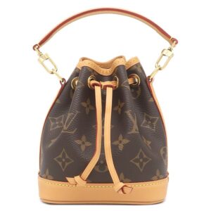 【★3％OFFクーポン】ルイヴィトン LOUIS VUITTON 2WAYバッグ ナノ ノエ モノグラムキャンバス モノグラム ゴールド金具 ショルダーバッグ ハンドバッグ 茶 M81266 RFID 【保存袋】 【中古】新品同様品