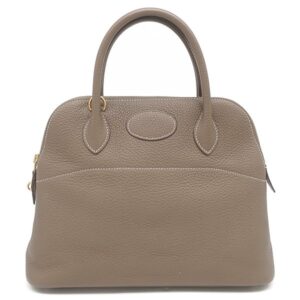 エルメス HERMES 2WAYバッグ ボリード31 トリヨンクレマンス エトゥープ ゴールド金具 グレージュ ショルダー Z刻印 【保存袋】 【中古】