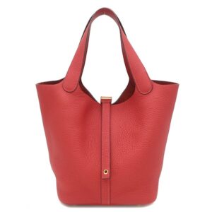 エルメス HERMES ハンドバッグ ピコタンロック MM トリヨンクレマンス ヴァーミリオン ゴールド金具 赤 U 【保存袋】 【中古】