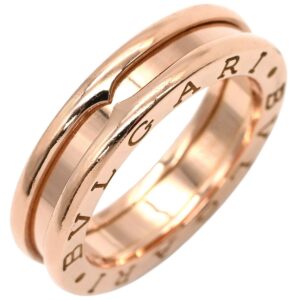 ブルガリ BVLGARI リング 指輪 ビーゼロワン B-zero1 リング XS ピンクゴールド #48(JP8) 750 18金 PG 1バンドリング 8号 【中古】