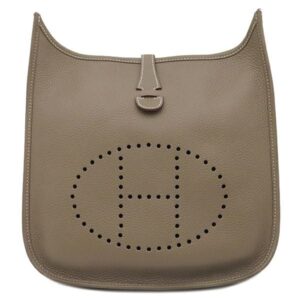 エルメス HERMES ショルダーバッグ エヴリン3 PM トリヨンクレマンス エトゥープ シルバー金具 グレージュ W刻印(2024年製) 【箱】 【中古】