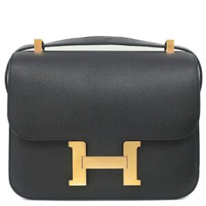 エルメス HERMES ショルダーバッグ コンスタンス3 24 ヴォーエプソン ブラック ゴールド金具 黒 A刻印 【箱】 【中古】